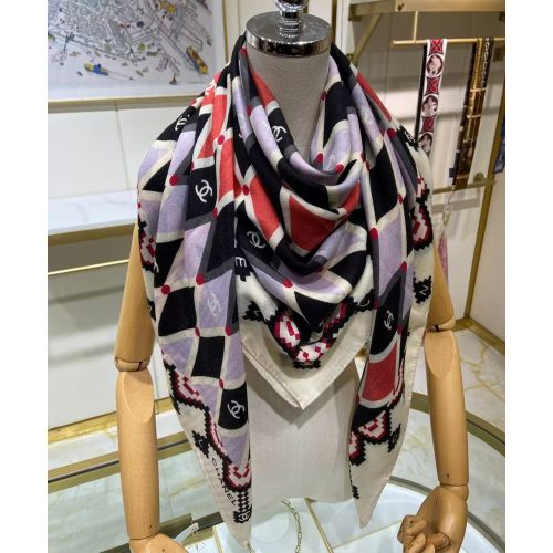 Chanel Women's Diamond Print Scarf