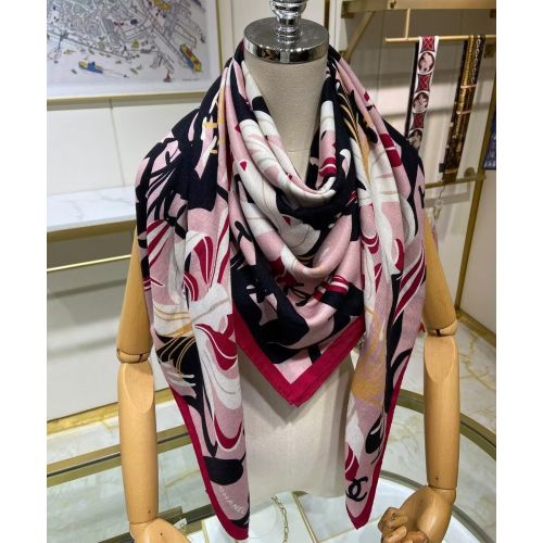 Chanel Women's Flower Print Scarf