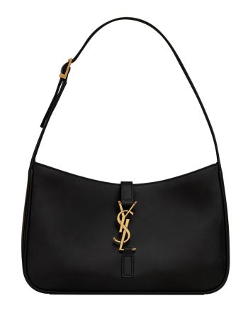 Saint Laurent Le 5 A 7 Hobo Bag In Smooth Leather 6572282 Black