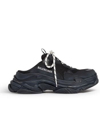 Balenciaga Unisex Triple S Mule Black