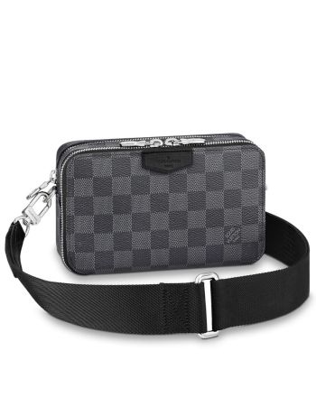 Louis Vuitton Alpha Wearable Wallet N60418 Black