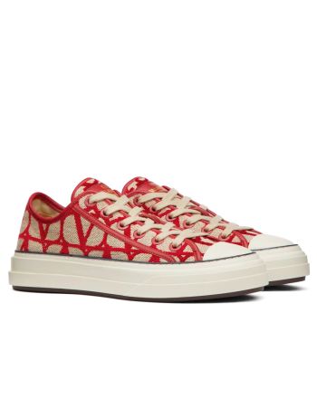 Valentino Unisex Toile Iconographe Totaloop Low-Top Sneaker